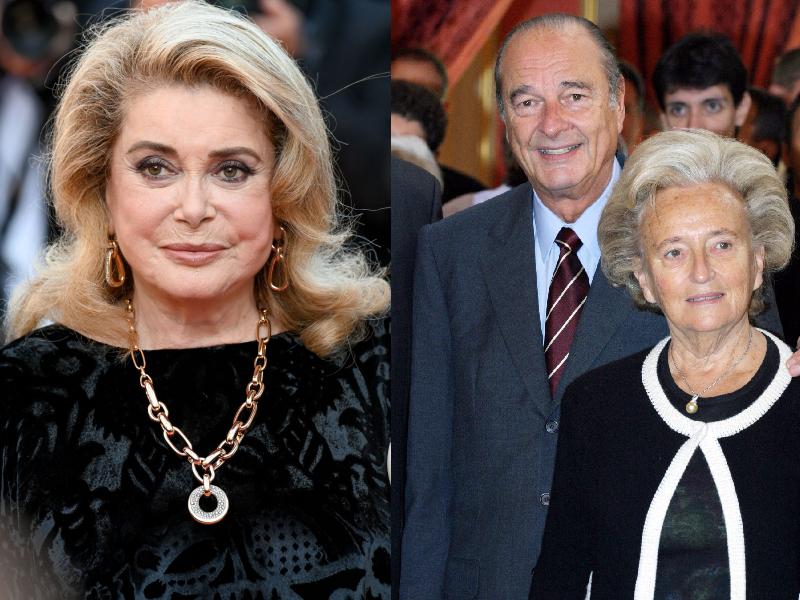 catherine deneuve bernadette jacques chirac