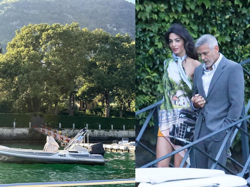 george clooney vila lacul como