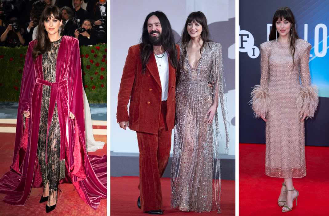 Star Style: Dakota Johnson, la granița dintre Old Hollywood și neo-Glam